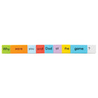 Dominos de construction de phrases Educational Insights, 228 pièces -Comprend 114 dominos recto-verso à code couleur (228 mots et signes de ponctuation)