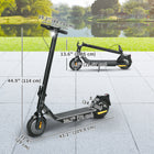 Soozier - Trottinette électrique pliable pour adultes-Démarrage non nul et freins avancés pour une sécurité accrue 
