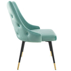 Modway - Adorn Touffe Performance Velvet Fauteuil d’appoint de salle à manger - Monnaie-Rembourrage en mousse dense