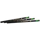 Ticonderoga - Crayons triangulaires 11/32 po avec taille-crayon - 0,7 mm - #2 Tendre - Noir - Paquet de 6-Taille-crayon à grand diamètre en prime
