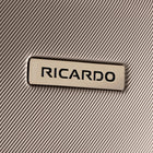 Ricardo Beverly Hills - Montecito 2.0 Moyen Valise Rigide de 25 po  - port USB - Champagne-Porte-étiquette d’identification sécurisé et encastré - Garde vos coordonnées accessibles tout en les protégeant contre l’usure et les dommages