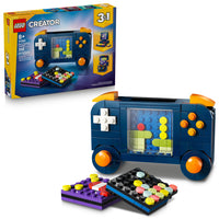 LEGO - Creator La console de jeu rétro-L’ensemble LEGO Creator 3 en 1 offre aux enfants de 8 ans et plus 3 options de construction de jouets de jeu rétro