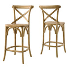 Modway - Gear Tabouret de comptoir - Naturel-7