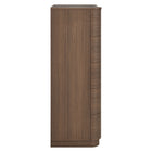 Modway - Mirae 5 tiroirs Commode courbe, Chêne brun brossé-6