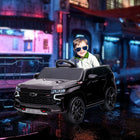 Aosom - voiture électrique pour enfant 12v licenciée chevrolet tahoe - noir-Mécanisme de démarrage progressif pour une protection maximale de la sécurité de l’enfant 