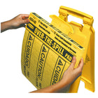 Rubbermaid - Au-dessus du déversement Pad Tablette - 16,5 H x 14 L (po) - Jaune - Paquet de 22-Eau et huile