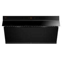 Fotile - JQG9015 Hotte aspirante à ventilation inclinée - 36 po - Noire-Verre trempé noir
