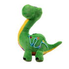 Bouncyband - Jouet d'activité sensorielle Abeille occupée - Dinosaure-APAISANT : La peluche super douce et câline réduit l'anxiété en occupant les doigts, libérant l'énergie accumulée, atténuant le stress, la tension et l'ennui