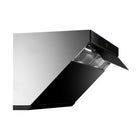 Fotile - JQG9015 Hotte aspirante à ventilation inclinée - 36 po - Noire-Pression statique maximale 1030 Pa