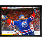 Leon Draisaitl Oilers 2025 SCF OT Celebration -H - Toile encadree - 31" x 22"-Impression sur toile de qualité supérieure avec bordures enveloppées