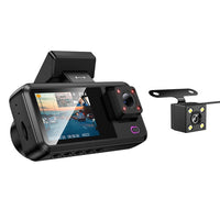 HOCO - Caméra de conduite avec écran 2 po-Commande principale : JR3291. Capteurs : avant - 1 MP, intérieur - 0,3 MP, arrière - 0,3 MP