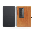Edifier - R1280DB Enceintes de bibliothèque alimentées Bluetooth au design classique et au son moderne - Brun-Réglez le volume et basculez les entrées du bout des doigts à partir de la télécommande. Contrôle des graves et des aigus situé sur le côté du haut-parleur principal