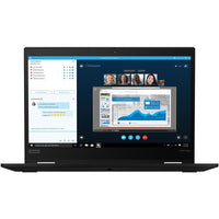 Lenovo - Ordinateur portable X390 remis à neuf – Intel i5-8365U – 16 Go RAM – 256 Go SSD – Windows 11 Pro – Écran tactile-Écran tactile 13,3" offrant une expérience de travail interactive