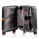 Champs - Vintage II Ensemble de Bagages 3 Pièces - Gris Foncé-Poignée télescopique