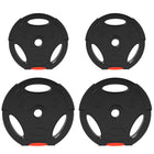 Soozier - Disques de poids, lot de 4, 2 x 22 lb + 2 x 11 lb-Comprend 2 plaques de poids de 22 lb (10 kg) et 2 plaques de poids de 11 lb (5 kg)