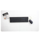 Desktex - Pad de bureau PVC clair, 19 po l x 24 po L-Base antiderapante.