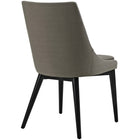 Modway - Viscount Tissu Chaise à manger - Granite-Tissu fin en polyester