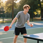 Soozier - Ensemble De Raquettes De Ping-Pong Avec 4 Raquettes Portables - 8 Balles-idéal pour des options de jeu variées  