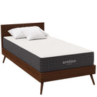 Modway - Aveline 10 po Matelas simple-Housse amovible à fermeture éclair en tricot extensible