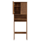 Modway - Render Par-dessus les toilettes Armoire de rangement de salle de bain in Noyer-8