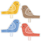 TREND enterprises - Ensemble d'accessoires classiques Oiseaux de jardin - Paquet de 72 -Suffisamment d'espace à l’avant pour les noms des étudiants, les emplois, les données ou les nouvelles. Espace à l’arrière pour les messages et plus encore