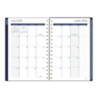 Mead - Agenda scolaire hebdomadaire/mensuel 2026-2027 Penelope - 8 ½ po x 6 po - Multicolore - bilingue-Couverture en poly durable