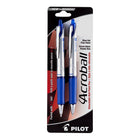 Pilot - Stylos à bille Acroball rétractables - 0,7 mm - bleu - paquet de 2-écriture sensationnelle  