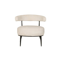 Brassex - Chaise d'appoint 958273 Caden - crème-Style contemporain