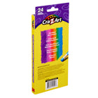 Cra-Z-Art - Crayons de couleur effacables - Couleurs assorties, Paquet de 24-Comprend des couleurs classiques et des couleurs excitantes comme Orange Crush, Honeydew, Raspberry Wave, Peridot, Platinum et bien d'autres