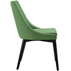 Modway - Viscount Tissu Fauteuil d’appoint de salle à manger Ensemble de 2 - Kelly Green-Rembourrage en tissu polyester