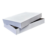 Eddie's - Boîte à vêtements - 15X - 15" x 9-1/2" x 2" - Blanc - Paquet de 100-Boîte cadeau