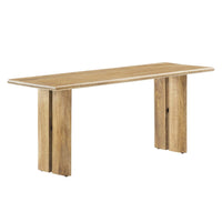 Modway - Amistad 46" Bois Banc - Chêne-Établi à manger de 46 pouces de ferme moderne