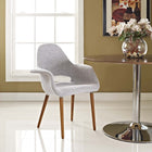 Modway - Aegis Restauration Fauteuil - Gris clair-Tissu sergé à motifs