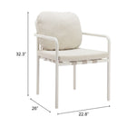 Zuo - Aite Chaise de salle à manger - Beige - Ensemble de 2-6