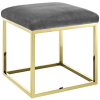 Modway - Anticipate Ottoman in Gris or-Ottoman moderne de lit ou de salon