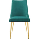 Modway - Viscount Accent moderne Performance Velvet Chaise à manger - Sarcelle-Assemblée requise