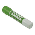 JAM Paper - Team Spirit Marqueurs de fenêtre – Encre lavable pour fenêtres de voiture/maison – Vert-Marqueur de fenêtre vert