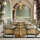 Zuo - Spot Table bistrot - Beige/Or-Capacité de poids maximale: 75