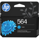 HP 564 Cartouche d’encre cyan d’origine (CB318WN)-Couleurs: Cyan