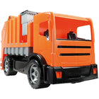 KSM - LENA Toys Puissant camion à ordures géants-Utilisez le mécanisme de levage pour décharger les matériaux des petites et grandes poubelles (incluses) dans la carrosserie du camion, et au dépotoir, vous allez à la décharge