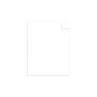 Astrodesigns - Papier cartonné - 8,5 x 11 po - Blanc -  Paquet de 100-100 feuilles