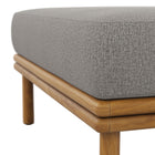 Modway - Wren Terrasse extérieure Bois de teck Ottoman in Bois flotté naturel-8
