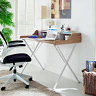 Modway - Bin Bureau - Noyer-Quatre compartiments facilement accessibles