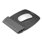 Fellowes - Repose-poignet basculant série I-Spire, gris-Conception elliptique offrant un basculement sans effort pour un confort accru lors de l'utilisation de la souris