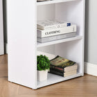 HOMCOM - Bureau d'ordinateur avec rangement - 47,25 po L x 19,25 po l x 28,25 po H - blanc-Assemblage facile requis 