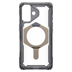 UAG - Étui Robuste Plasma XTE MagSafe pour iPhone 17 - Frêne/Titane-Béquille intégrée