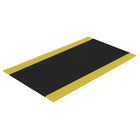 Edgewood - Airsoft Sûreté Craquelé Tapis Anti-Fatigue Léger - 3 pi l x 10 pi L x 3/8 po P - Noir/Jaune-Pour Usage Léger