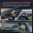 Vantrue - Caméra embarquée double S1 Pro avant et arrière avec carte SD 64 Go-Vision nocturne avancée assure des enregistrements nets sur routes sombres parkings pluie reflets ou conditions très faibles en lumière