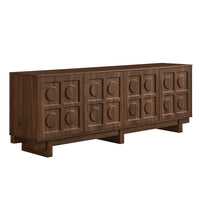 Modway - Knox 71 pouces Meuble TV, Noyer-Assemblée requise
