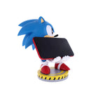 Exquisite Gaming - SEGA: Sliding Sonic Cable Guy support d'origine pour contrôleur et téléphone-Compatible avec tous les contrôleurs PlayStation, Xbox, Switch et console rétro